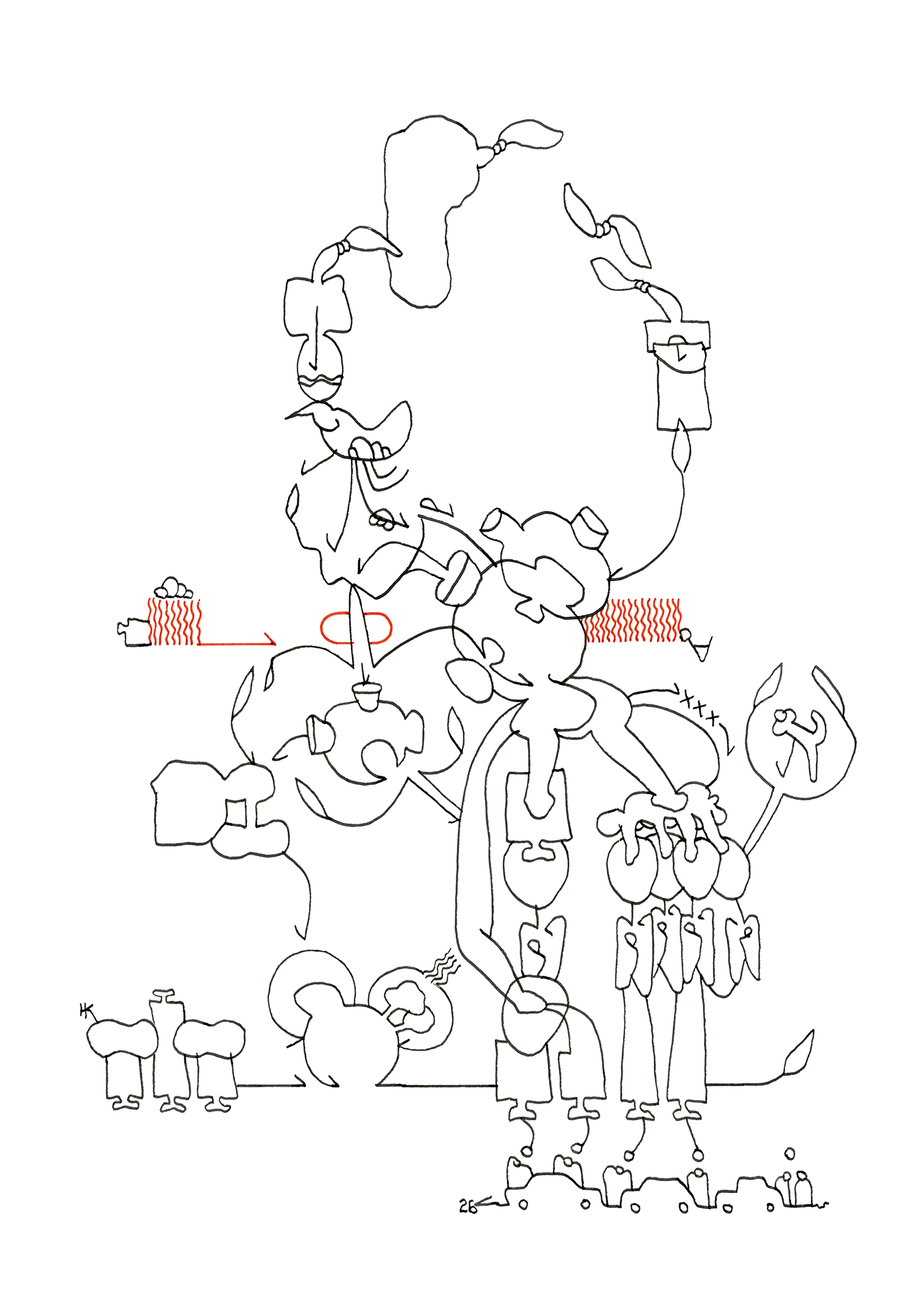 Hannes Kater  Tageszeichnung (Zeichnung/drawing) vom 25.02.2026 (1414 x 2000 Pixel)