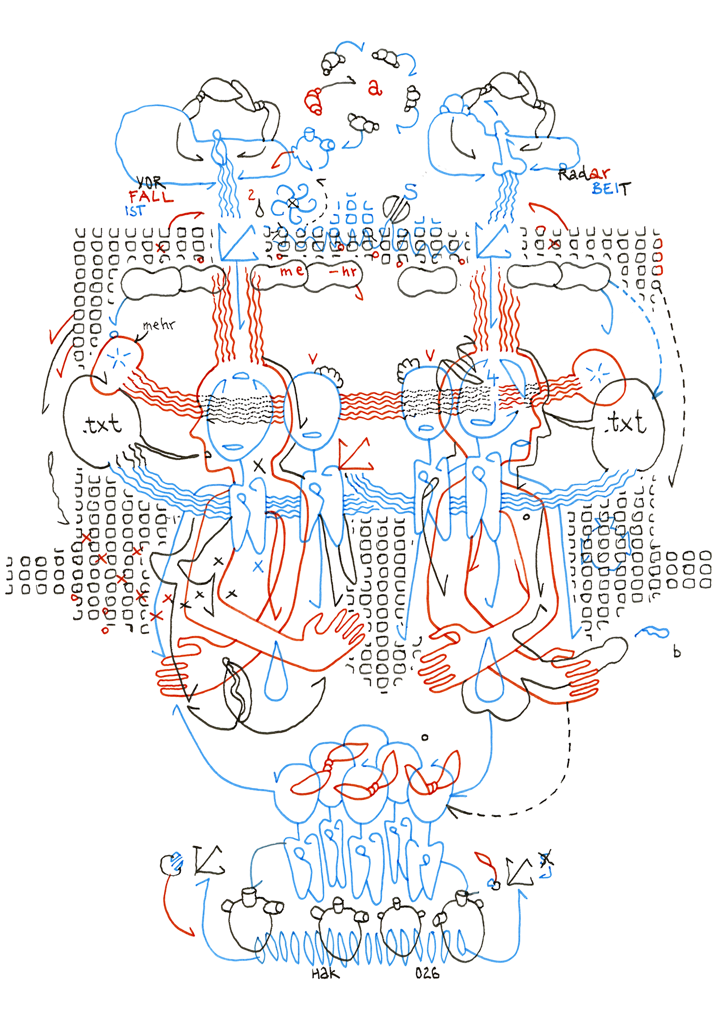 Hannes Kater  Tageszeichnung (Zeichnung/drawing) vom 22.03.2026 (1414 x 2000 Pixel)