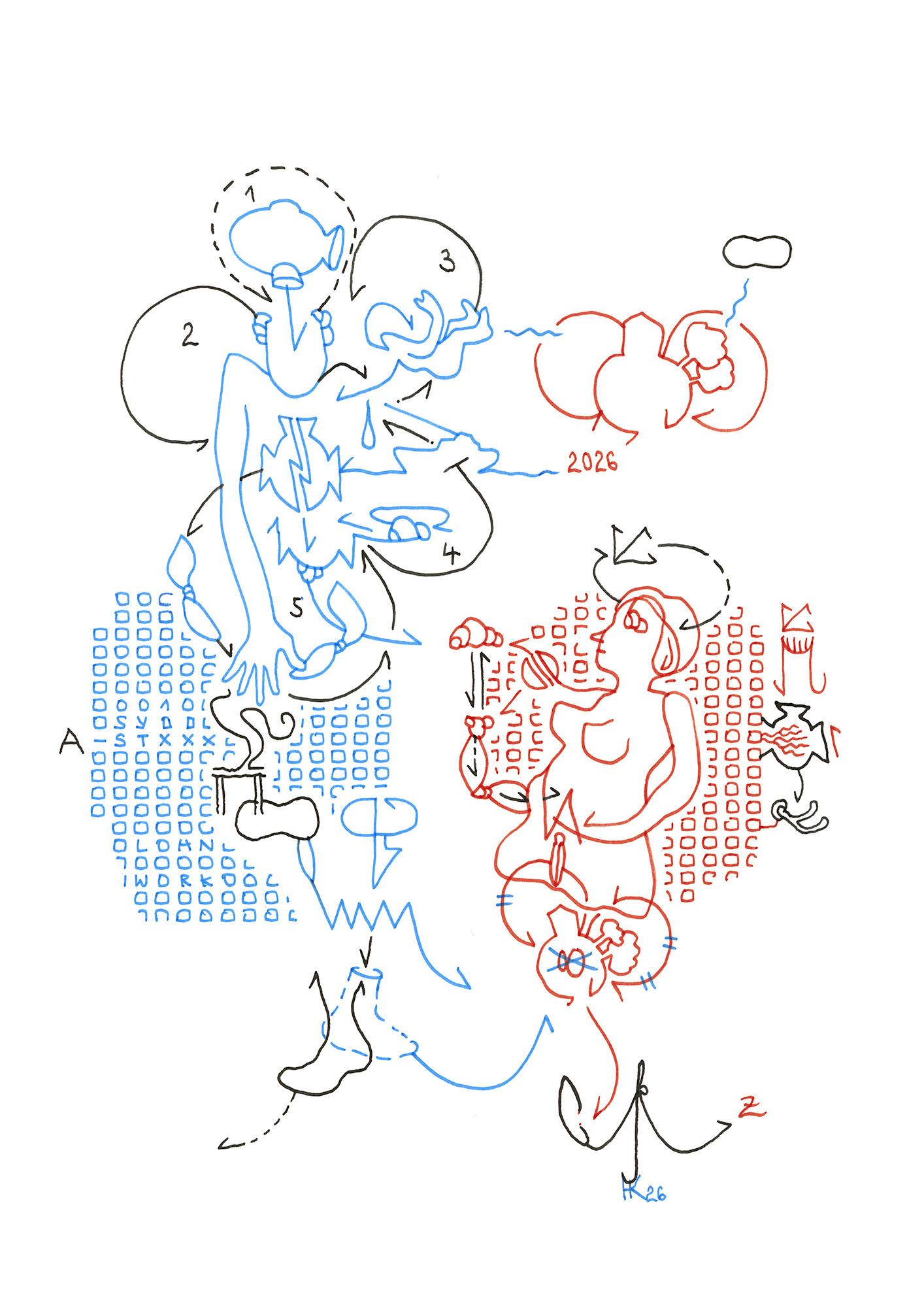 Hannes Kater  Ziehungszeichnung (Zeichnung/drawing) vom 07.04.2026 (1414 x 2000 Pixel)