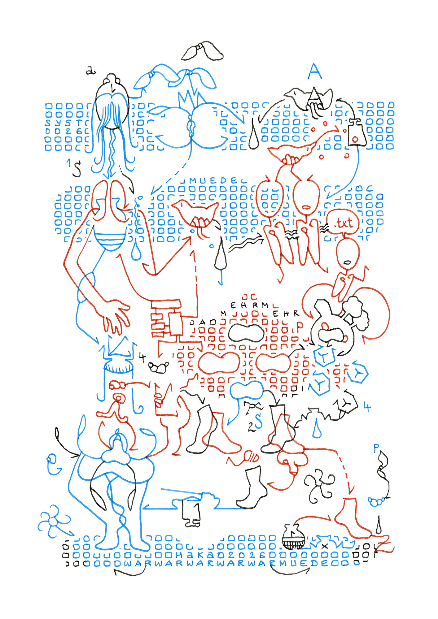 Hannes Kater  Ziehungszeichnung (Zeichnung/drawing) vom 06.06.2026 (1414 x 2000 Pixel)