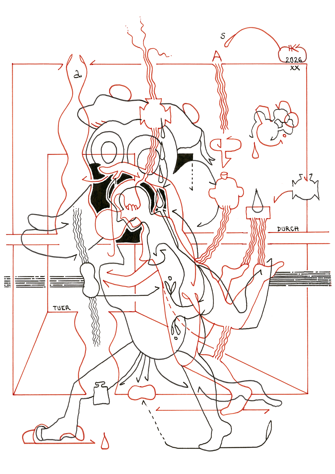 Hannes Kater  Ziehungszeichnung (Zeichnung/drawing) vom 15.10.2026 (1414 x 2000 Pixel)