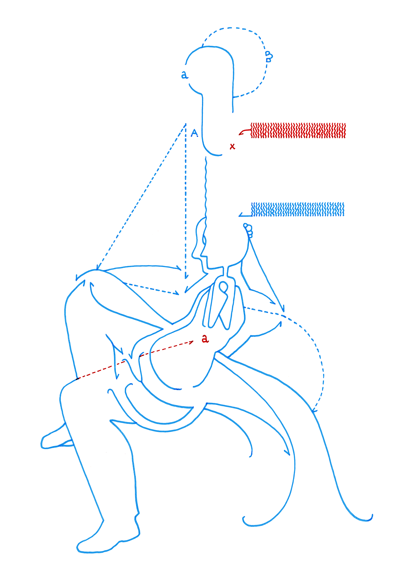 Hannes Kater  Tageszeichnung (Zeichnung/drawing) vom 04.10.2014 (1414 x 2000 Pixel)
