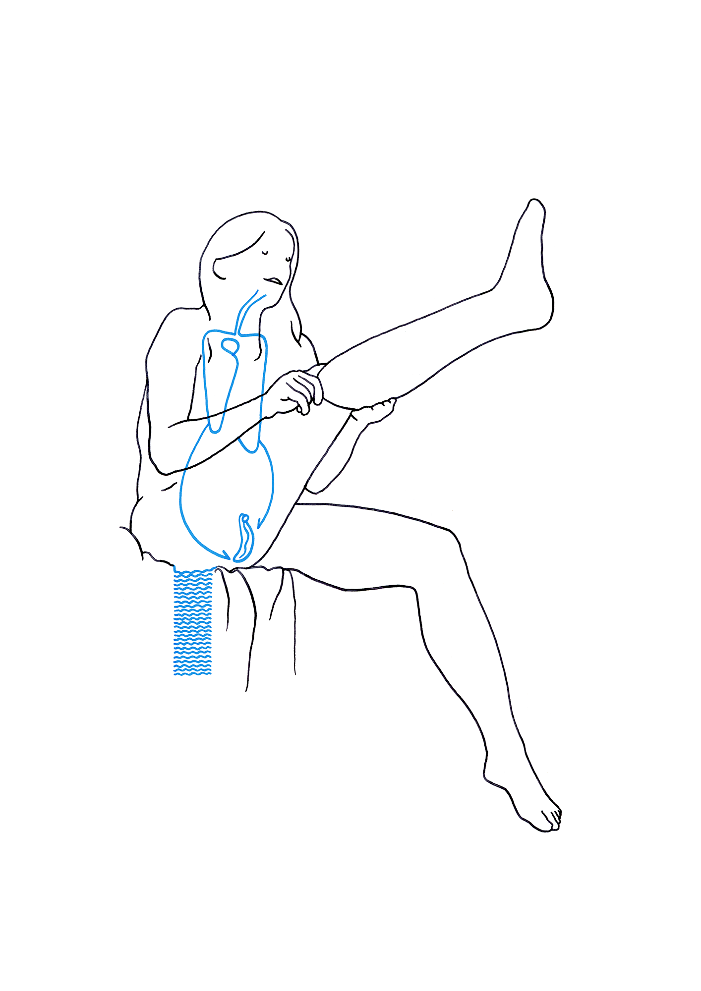 Hannes Kater – Tageszeichnung (Zeichnung/drawing) vom 18.10.2014 (1414 x 2000 Pixel)