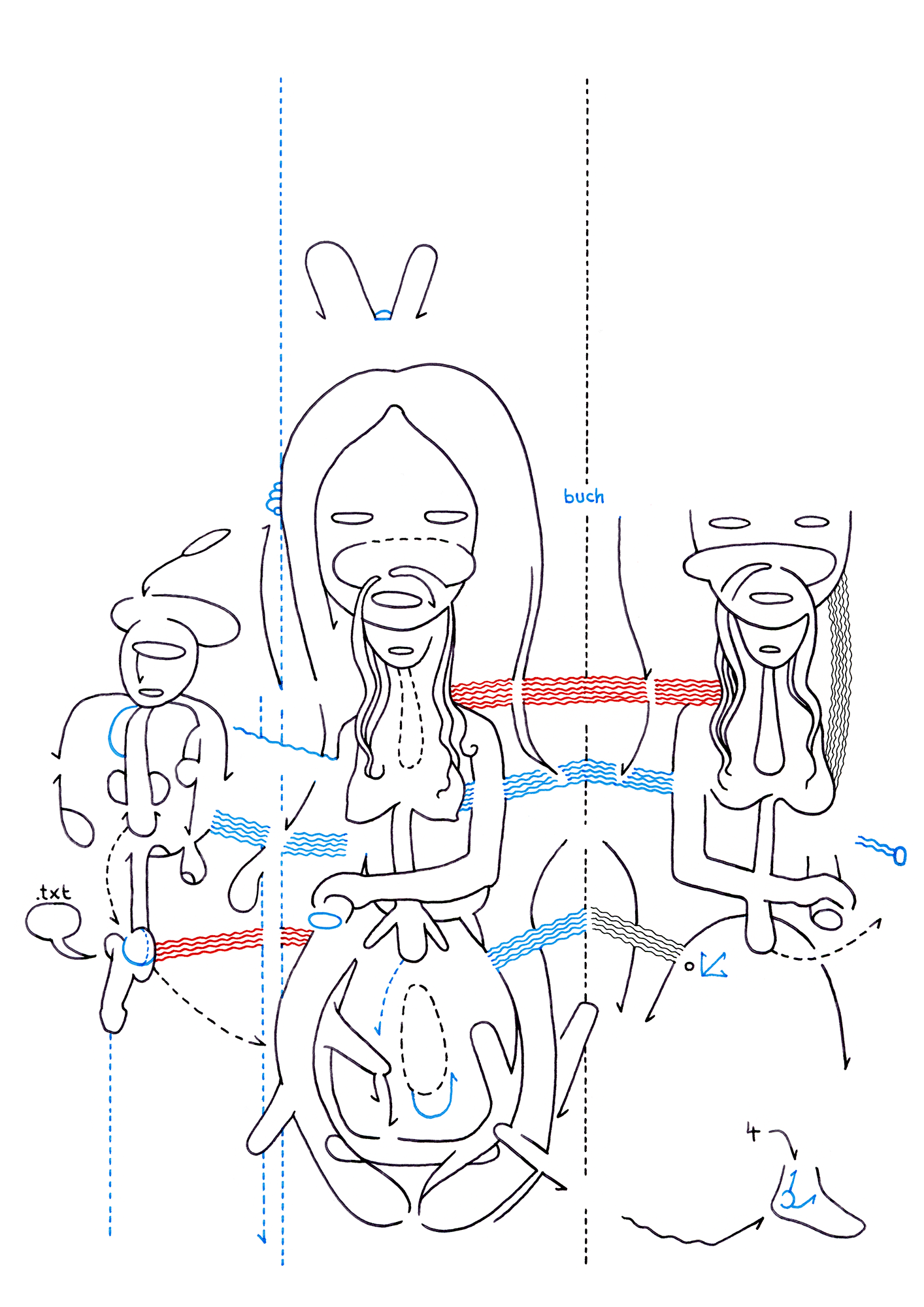 Hannes Kater  Tageszeichnung (Zeichnung/drawing) vom 04.11.2014 (1414 x 2000 Pixel)