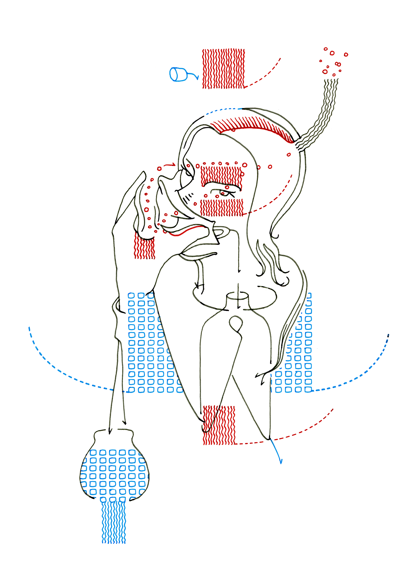 Hannes Kater – Tageszeichnung (Zeichnung/drawing) vom 15.11.2014 (1414 x 2000 Pixel)