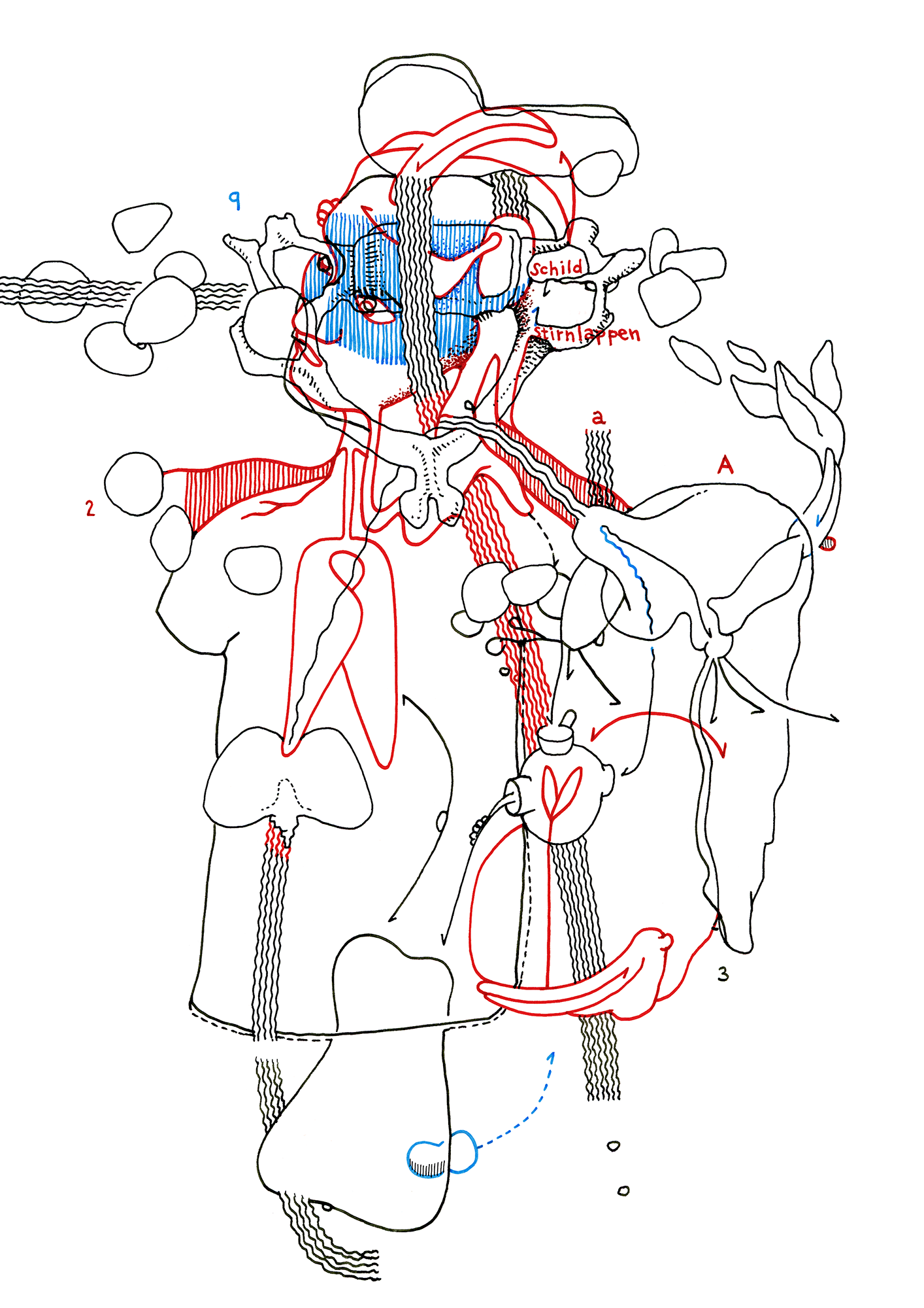 Hannes Kater – Tageszeichnung (Zeichnung/drawing) vom 20.11.2014 (1414 x 2000 Pixel)