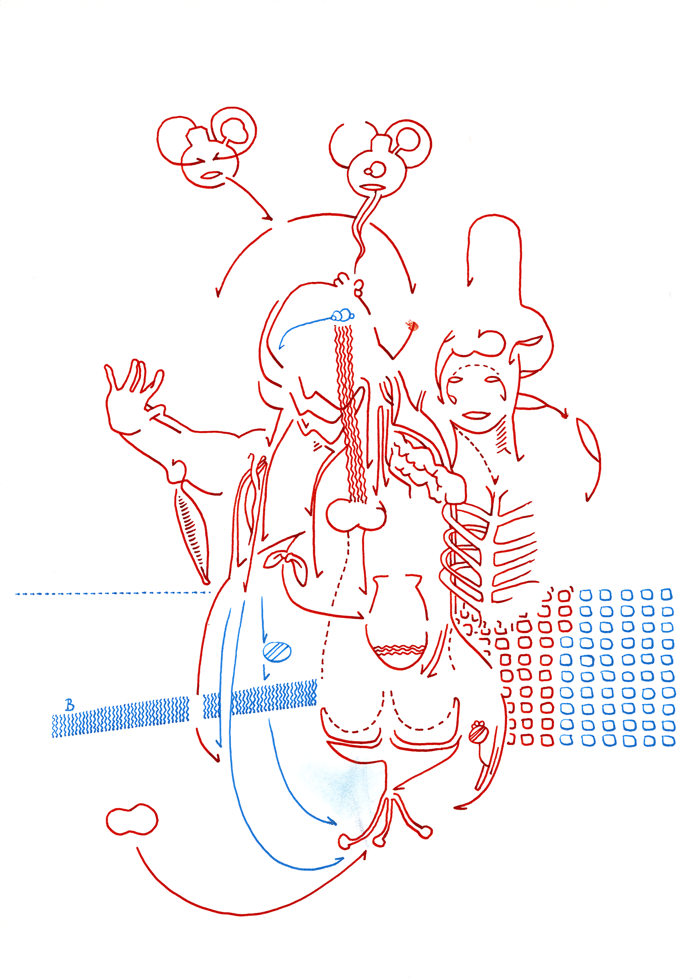 Hannes Kater  Tageszeichnung (Zeichnung/drawing) vom 08.09.2015 (1414 x 2000 Pixel)