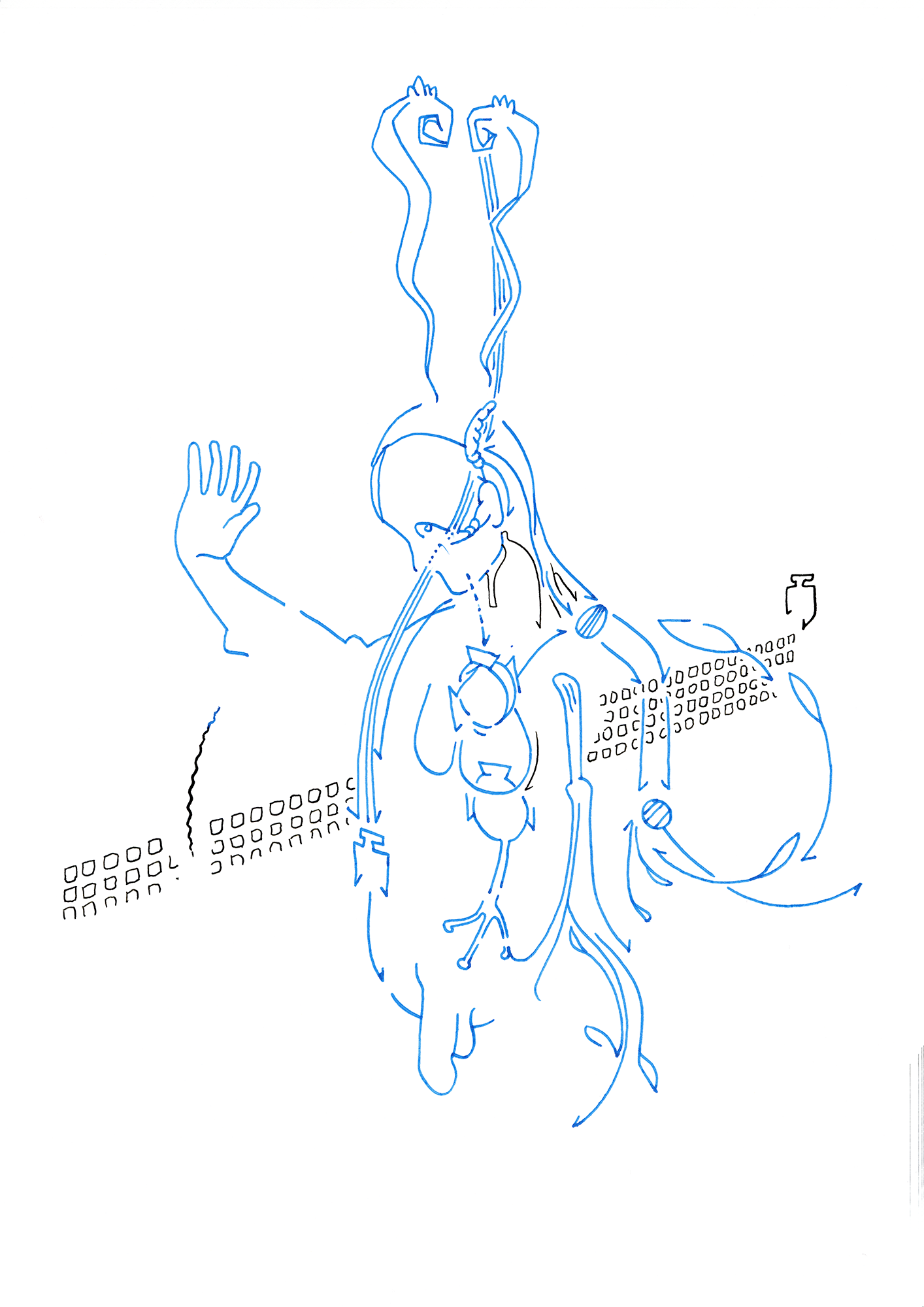 Hannes Kater – Tageszeichnung (Zeichnung/drawing) vom 28.09.2015 (1414 x 2000 Pixel)