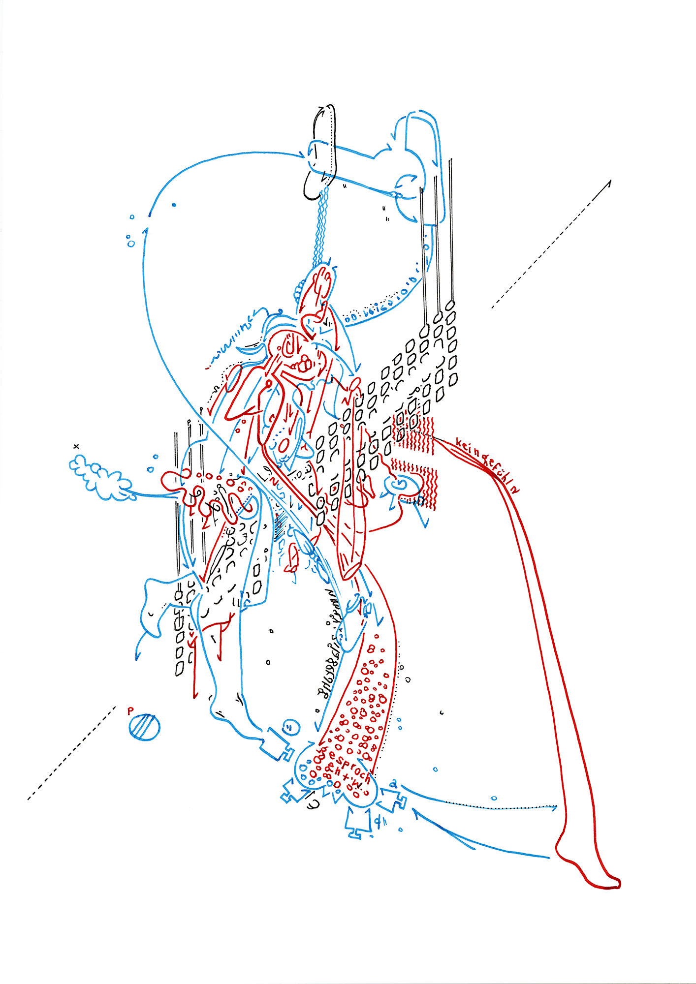 Hannes Kater  Tageszeichnung (Zeichnung/drawing) vom 01.10.2015 (1414 x 2000 Pixel)
