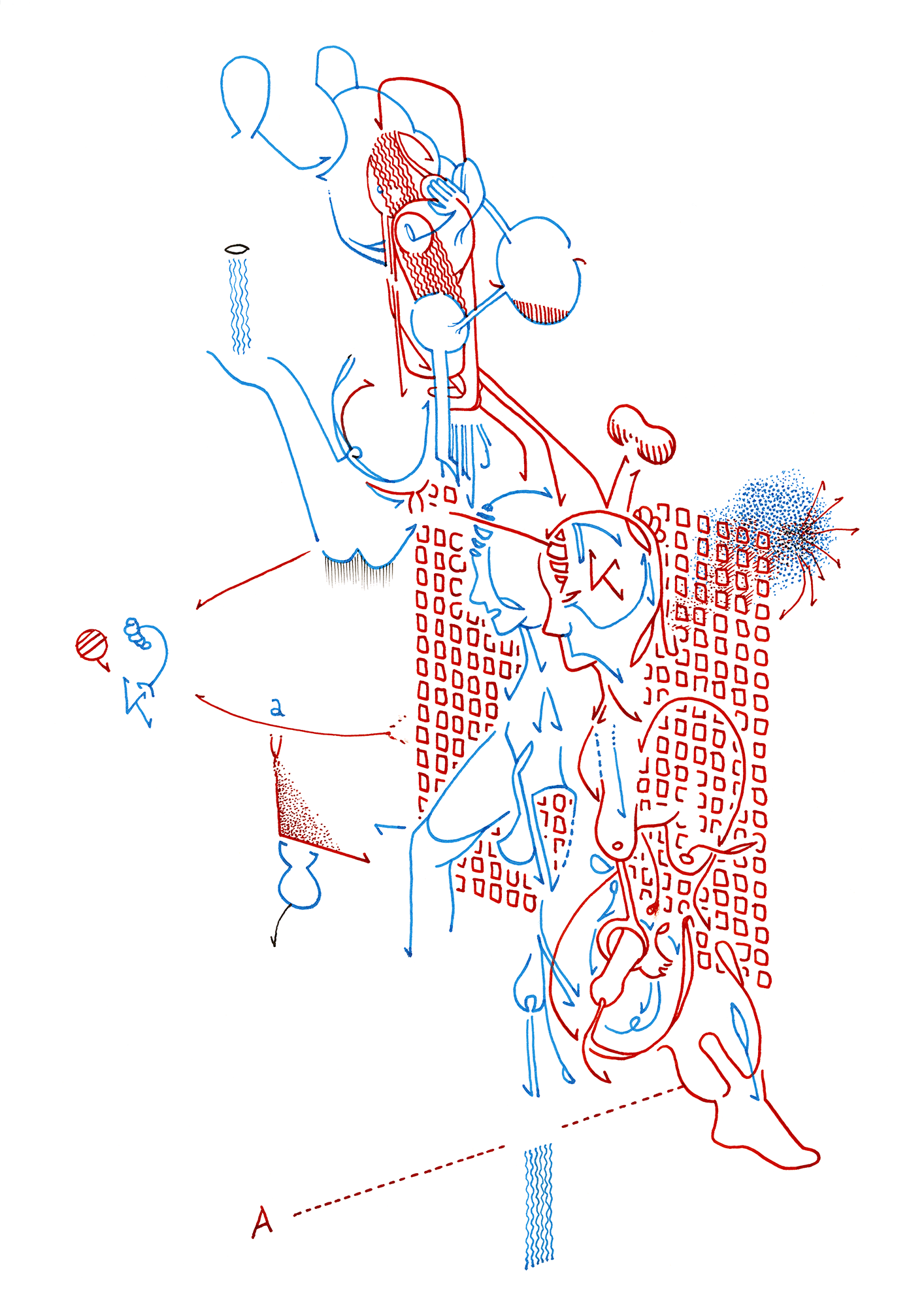 Hannes Kater – Tageszeichnung (Zeichnung/drawing) vom 19.10.2015 (1414 x 2000 Pixel)