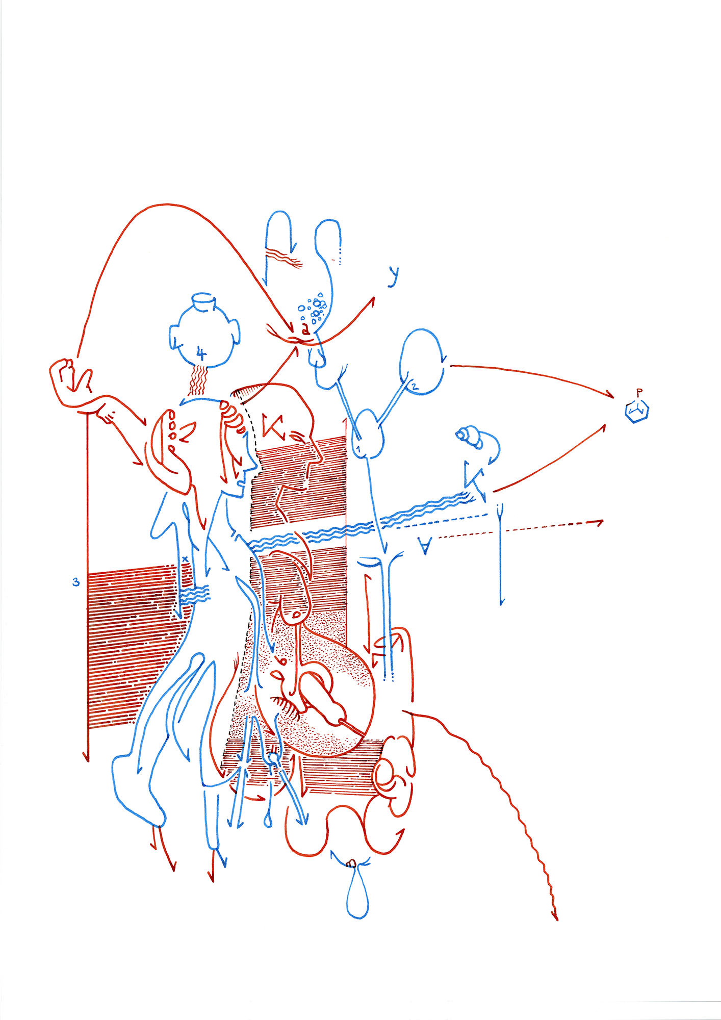 Hannes Kater  Tageszeichnung (Zeichnung/drawing) vom 20.10.2015 (1414 x 2000 Pixel)