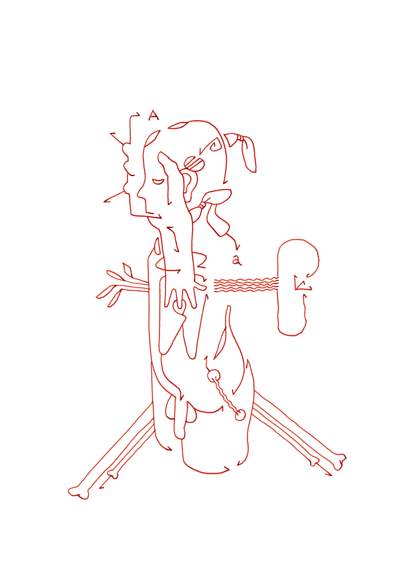 Hannes Kater  Tageszeichnung (Zeichnung/drawing) vom 09.10.2019 (1414 x 2000 Pixel)