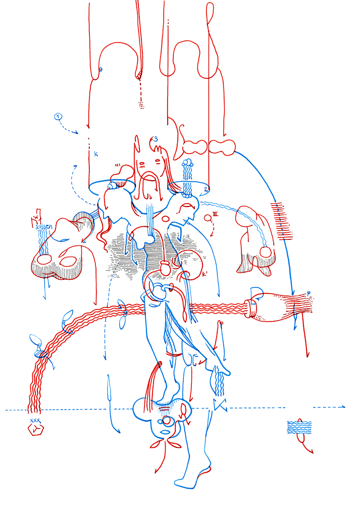 Hannes Kater: Tageszeichnung aus dem Jahr 2015