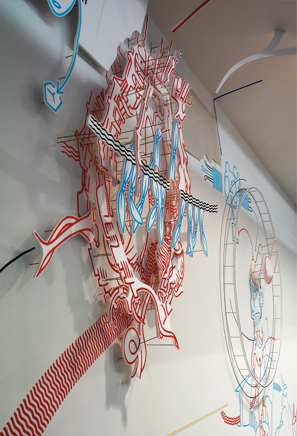 Hannes Kater: "Vom wahren Zeichnen im falschen", WuWa Nordhorn 2006