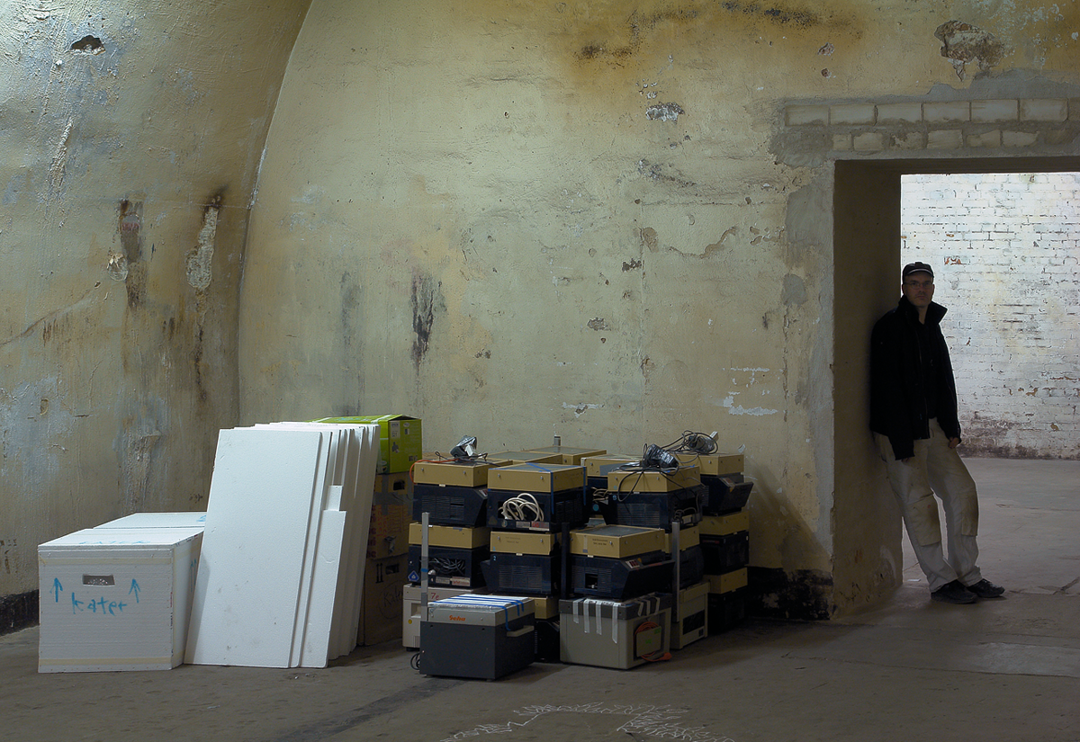 Hannes Kater: "o.T. (Henry)"  f&uuml;r: BS-Visite, Braunschweig 2009