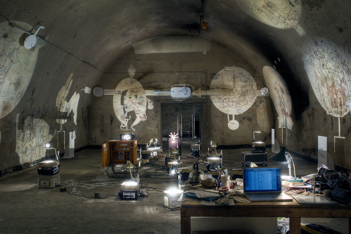 Hannes Kater: "o.T. (Henry)"  f&uuml;r: BS-Visite, Braunschweig 2009