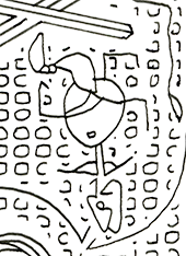 Hannes Kater  Detail einer Zeichnung, Februar 2026